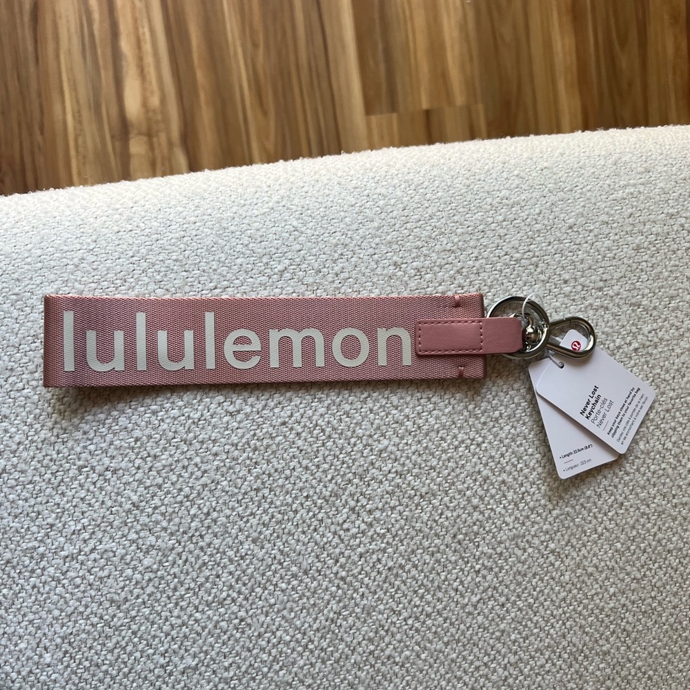 Lululemon Never Lost Keychain